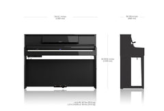 ROLAND LX-5-PE Digital Piano with KSL-5-PE Stand – Polished Ebony