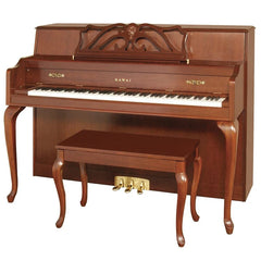 Kawai 607 Designer Console Upright Piano / elegant Walnut cabinet/ serial#: F106186