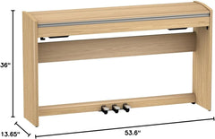 ROLAND F701-LA Digital Piano – Light Oak