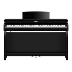 YAMAHA Clavinova CLP‑825 Digital Piano – BLACK PE (shiny ) with bench