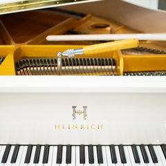 Heinrich HGP-152W Grand Piano Curly legs - White high polished
