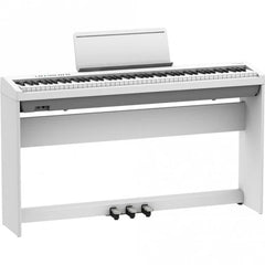 ROLAND FP-30X-WH + KSC-70-WH + KPD-70-WH Complete Digital Piano Package – White