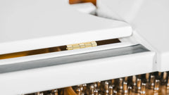 STEINWAY &amp; SONS B-211 Grand Piano – Renewed White