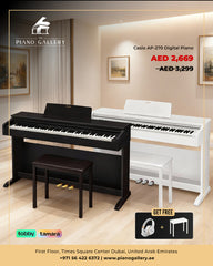 Casio Digital Piano AP-270 White + free bench