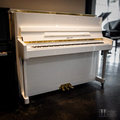 Ritmüller UP-121RB Upright Piano – High-Gloss Polished White