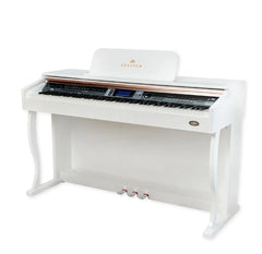 Steiner DP-1200 Digital Piano – High-Polish Shiny White