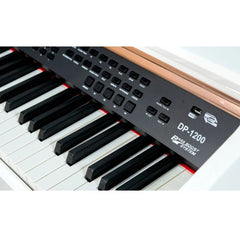 Steiner DP-1200 Digital Piano – High-Polish Shiny White
