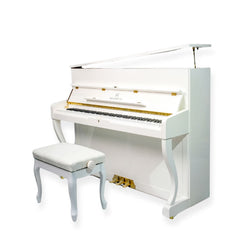 HEINRICH Upright Piano HUP-110w- Polished White
