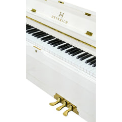 HEINRICH Upright Piano HUP-125W Polished white