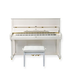 HEINRICH Upright Piano HUP-125W Polished white