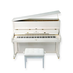 HEINRICH Upright Piano HUP-125W Polished white