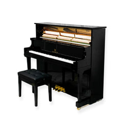 HEINRICH Upright Piano HUP-125E Polished black
