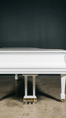 STEINWAY &amp; SONS B-211 Grand Piano – Renewed White