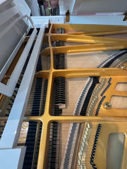STEINER HG-275 Concert Grand Piano – High-Gloss White