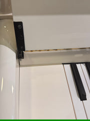 KREUTZER Upright Piano K-123 – Polished White (Reconditioned)