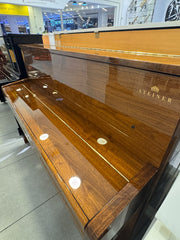 Steiner Upright Piano HU-110WA – Polished Walnut