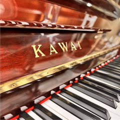 KAWAI Upright Piano KL-502 – Polished Mahogany- Reconditioned