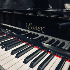 Essex Upright Piano EUP-123 BLACK Serial #: E165319C