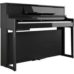 ROLAND LX-5-PE Digital Piano with KSL-5-PE Stand – Polished Ebony