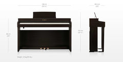 KAWAI DIGITAL PIANO CN201 (WHITE)