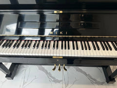 MIKI Upright Piano – Renewed Yamaha Sub-Brand | Polished Black