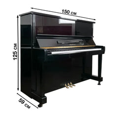 KAWAI Upright Piano KS-2F –Polished Black-  Reconditioned