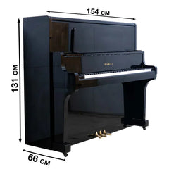 KAWAI Upright Piano US-60 SPECIAL – Polished Black