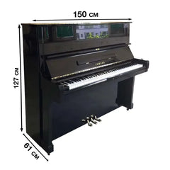 Yamaha Upright Piano U2H Black / Renewed | Made in Japan / Serial: 2889984