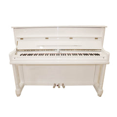 Steiner Upright Piano HU-110W – Polished White