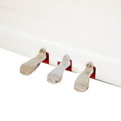 Steiner Upright Piano HU-110W – Polished White