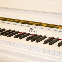 Steiner Upright Piano UP-110W - White