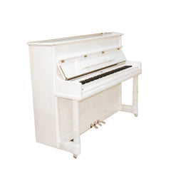 Steiner Upright Piano HU-110W – Polished White