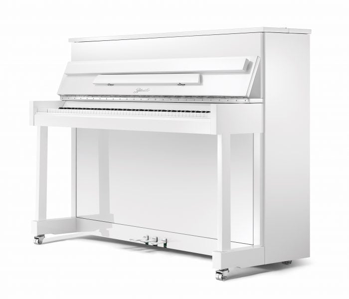 Buy Ritmuller Upright Piano EU-110 White with Bench Best Piano in Dubai Available only at Melodica