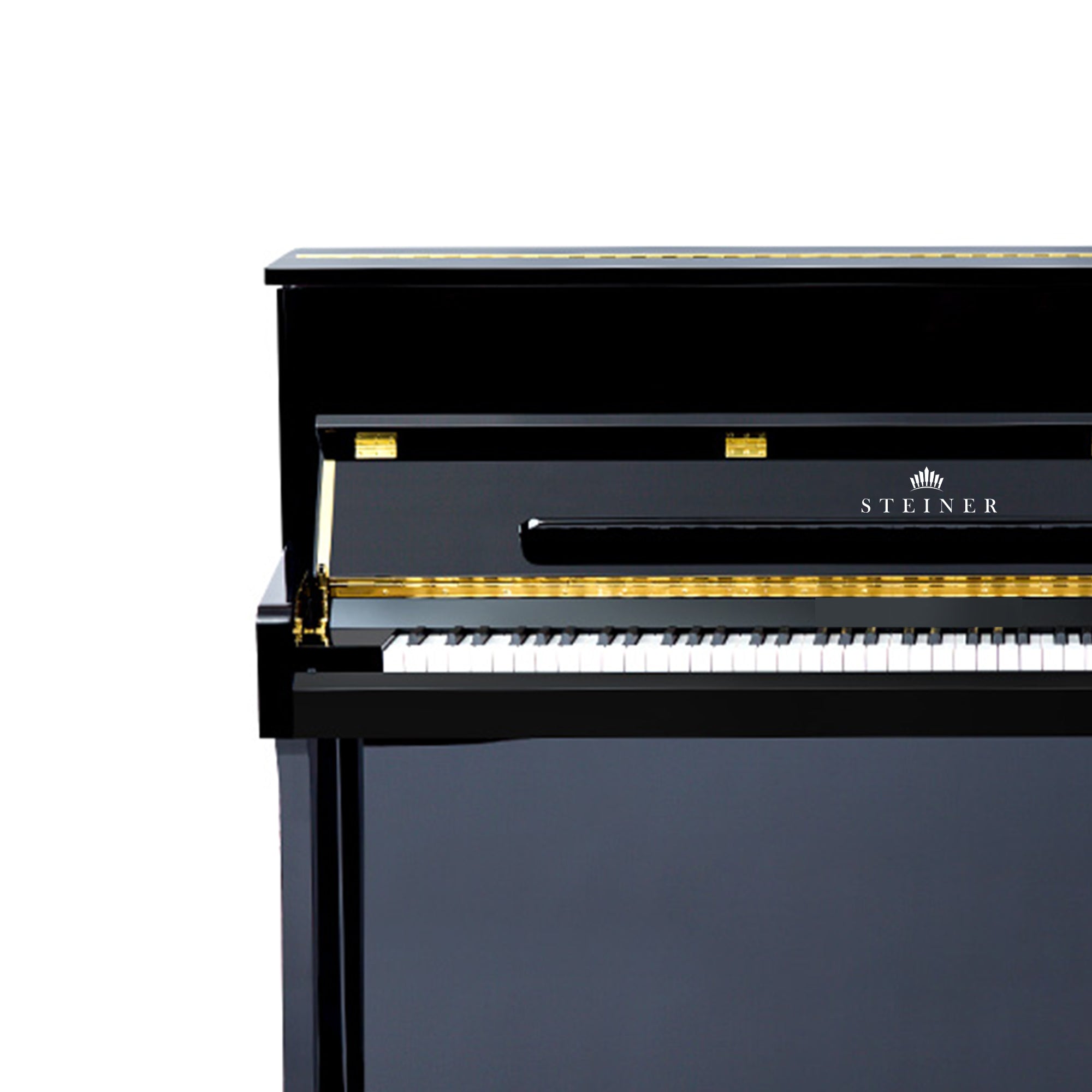 Steiner Upright Piano HU-110 - Black
