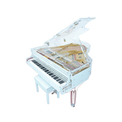 Steiner Crystal Grand Piano With Self Play HG-168A  White